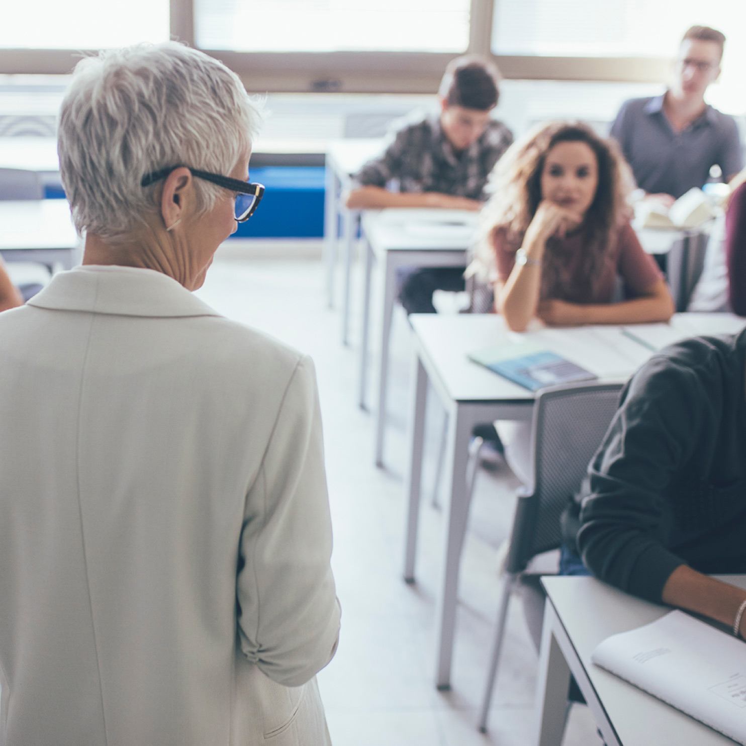 Woman teaching